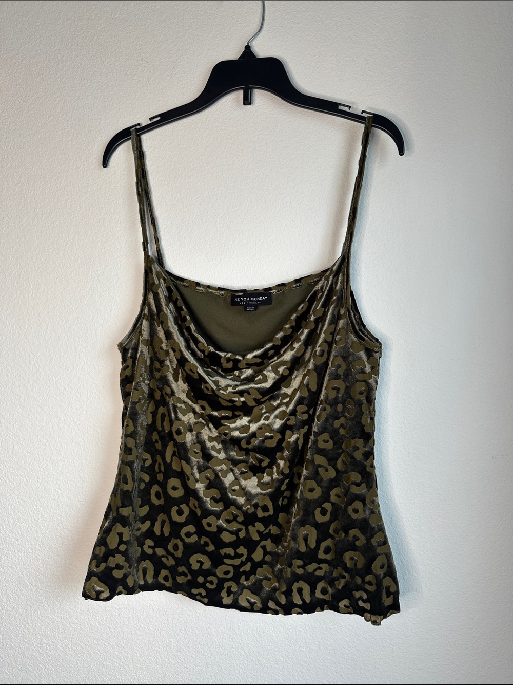 Leopard-print cami